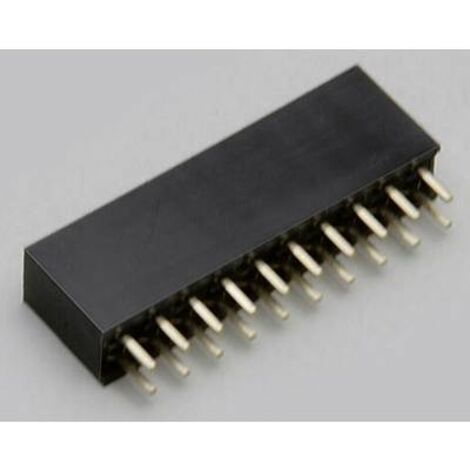 TRU COMPONENTS Barrette femelle (standard) Nbr de rangées: 2 Nombre de pôles par rangée: 20 TC-2506287 1 pc(s) Q202482 (1/2)