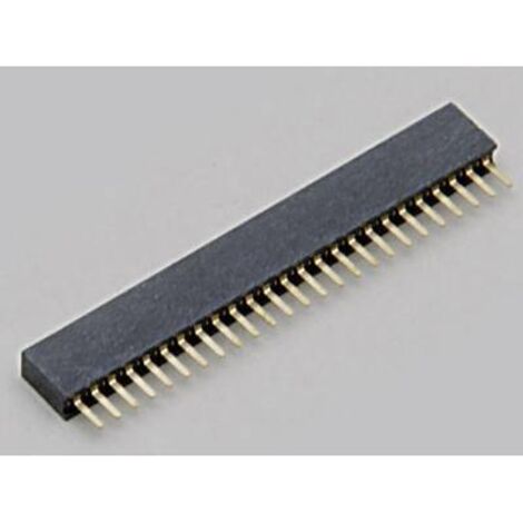 TRU COMPONENTS Barrette femelle (standard) Nbr de rangées: 1 Nombre de pôles par rangée: 6 TC-2506440 1 pc(s) Q201912 (1/2)