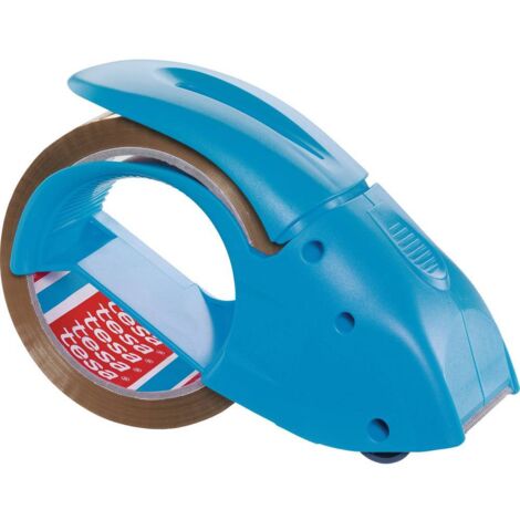 tesa Distributeur de ruban d'emballage Pack n Go bleu Largeur du rouleau (max.): 50 mm Longueur du rouleau (max.) 66 m avec rouleau de film adhésif 5 Q155062
