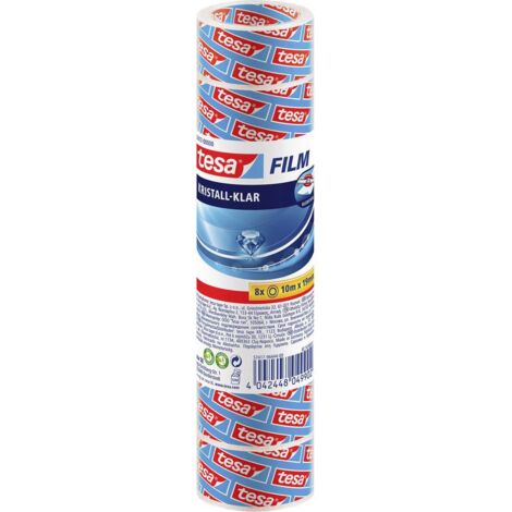 tesa 57417-00000-02 Film adhésif Transparent transparent (L x l) 10 m x 19 mm 8 pc(s) (1/2)
