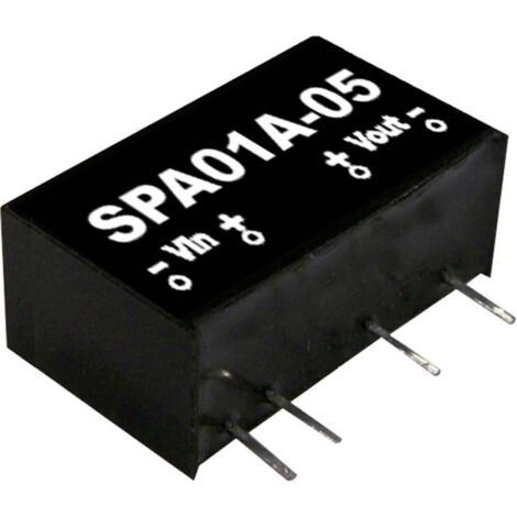 Module convertisseur CC/CC Mean Well SPA01A-12 Nbr. de sorties: 1 x 83 mA 1 W 1 pc(s) Q122442 (1/2)