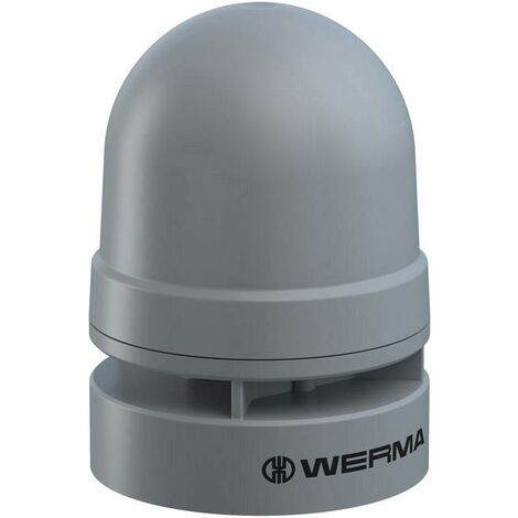 Werma Signaltechnik Sirène 160.700.75 Mini Sounder Dauer/Puls 24VAC/DC GY tonalité à impulsion, tonalité continue 24 V 95 dB Q143632