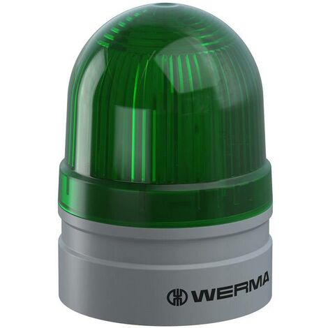 Werma Signaltechnik Avertisseur optique Mini TwinLIGHT 24VAC/DC GN 260.210.75 vert 24 V/DC Q148502