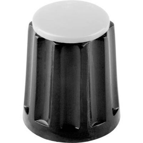 Tête de bouton rotatif Mentor 330.3 noir (Ø x H) 11.8 mm x 13 mm 1 pc(s) Q851112 (1/2)