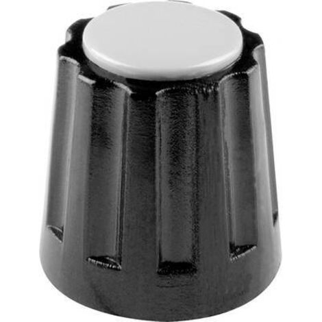 Tête de bouton rotatif Mentor 331.4 noir (Ø x H) 14.5 mm x 14 mm 1 pc(s) Q851182 (1/2)