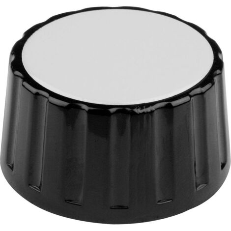 Tête de bouton rotatif Mentor 334.61 avec marquage noir (Ø x H) 36 mm x 18.5 mm 1 pc(s) Q851352 (1/2)