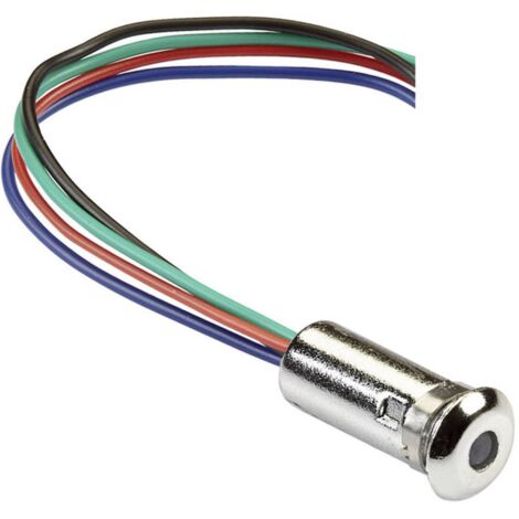Voyant de signalisation LED Mentor 2660.8303 RVB Lentille 3 mm 2 V, 3.5 V, 3.5 V 20 mA, 20 mA, 20 mA (1/2)