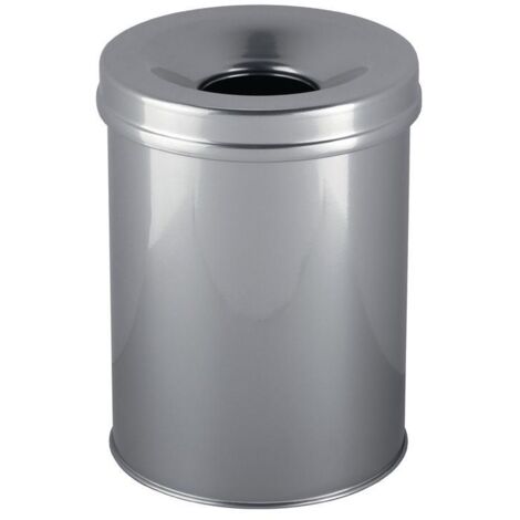 Corbeille à papier Durable 330523 15 l (Ø x H) 260 mm x 357 mm acier argent 1 pc(s) Q657862