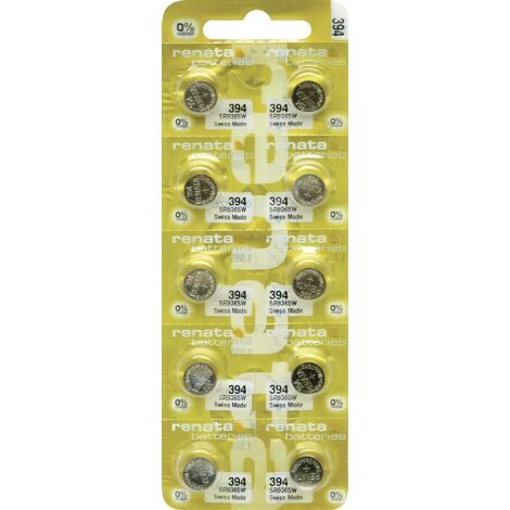 Pile bouton 394 oxyde d argent Renata 84 mAh 1.55 V 10 pc s Q042342