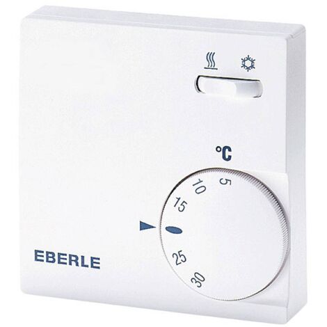 Eberle 111170551100 thermostat blanc plage 5-30°C (1/3)