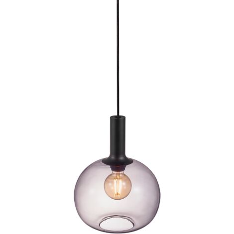 Suspension en verre Alton sphère Ø 25cm verre fumé - 47313047