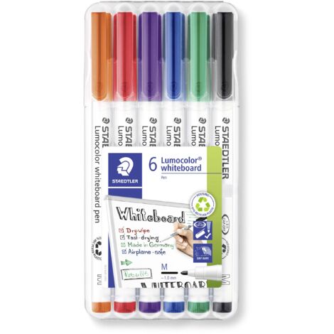 Staedtler Lumocolor 301 WP6 Marqueur tableau blanc multicolore (pas de possibilité de choisir la couleur) 1 pc(s) A101382 (1/5)