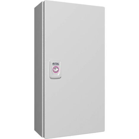 Rittal KX 1550.000 Coffret d'installation, Boîtier mural 200 x 400 x 120 Tôle d'acier gris clair (RAL 7035) 1 pc(s) A392862