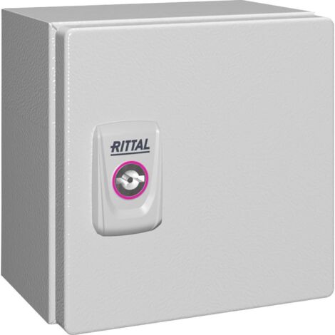 RITTAL KX 1553.000 COFFRET DINSTALLATION, BOÎTIER MURAL 150 X 150 X 120 TÔLE DACIER GRIS CLAIR (RAL 7035) 1 PC(S) 1553000