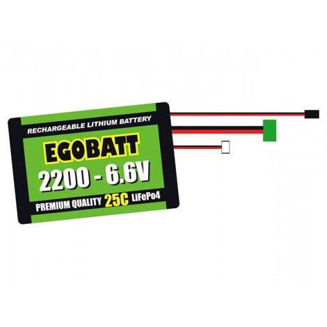 Pichler Modellbau Pack de batterie (LiFe) 6.6 V 2000 mAh 25 C bloc XH A390852 (1/2)