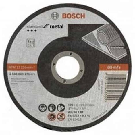 Bosch 2608603184 Meule à ébarber à moyeu déporté standard for metal A 24 P BF 230 mm 22,23 mm 6,0 mm