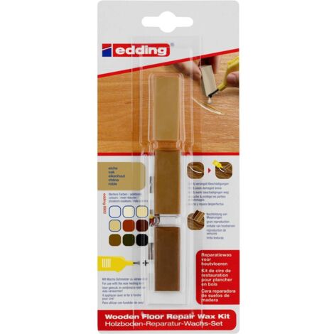 Edding 8902 4-8902-1-4603 Kit de cire de réparation parquet chêne A382242