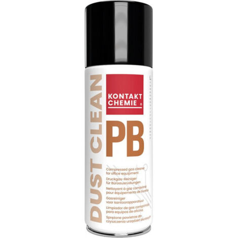 Kontakt Chemie DUST CLEAN PB 33299-AA Spray à air comprimé combustible, avec tête de pulvérisation, avec tube de pulvérisation 400 ml A819032 (1/3)