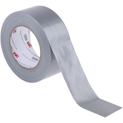 3M – Ruban adhésif toilé argent 50 mm x 50 m – Résistant à l'eau et à la déchirure – Adhère sur métal, verre, plastique et béton