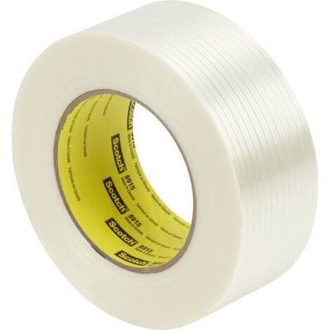 SCOTCH 8915T24 8915 RUBAN ADHÉSIF POUR FILAMENT TRANSPARENT 24 MM X 55 M ÉPAISSEUR 0,15 MM (1/2)