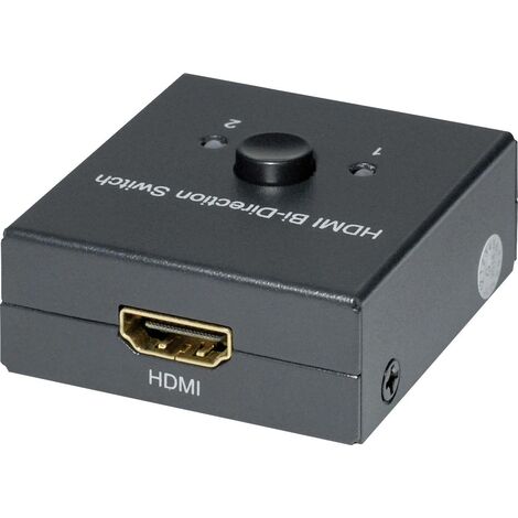 Maxtrack CS 32 L Switch HDMI utilisable dans les deux sens 3840 x 2160 pixels noir A846612 (1/4)