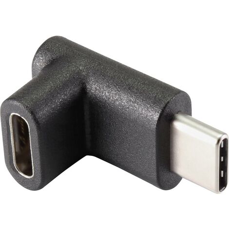 Renkforce USB 3.1 (Gen 2) Adaptateur [1x USB-C® mâle - 1x USB-C® femelle] coudé à 90 ° vers le haut A809982