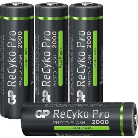 GP Piles Rechargeables AA 2600mAH X4
