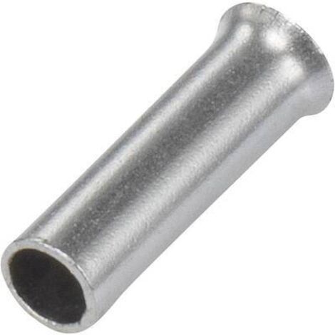 TRU COMPONENTS TC-9163720 Embout simple d'extrémité de câble 0.3 mm² non isolé métal 100 pc(s) A070272 (1/2)
