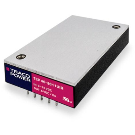 TracoPower TEP 40-3612UIR Convertisseur CC/CC pour circuits imprimés 3.33 A 40 W Nbr. de sorties: 1 x Contenu 1 pc(s) Y779432 (1/2)