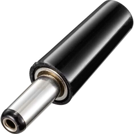 TRU COMPONENTS Connecteur basse tension mâle, droit 5.5 mm 2.1 mm 1 pc(s) Bulk Y778572