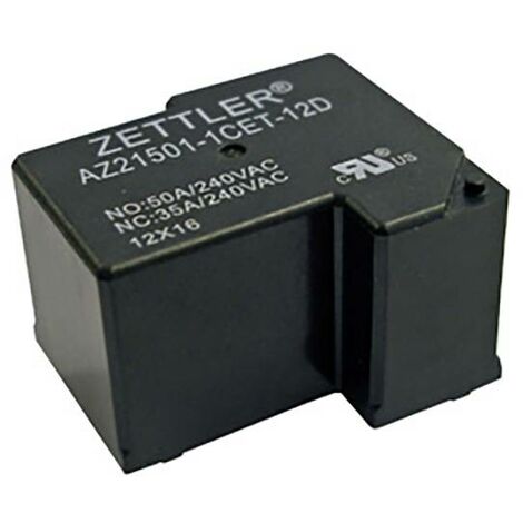 Zettler Electronics AZ21501-1AET-24DF Relais pour circuits imprimés 24 V/DC 50 A 1 NO (T) 1 pc(s) Y740742 (1/2)