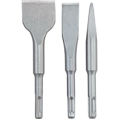 kwb 247190 Jeu de burins 3 pièces Longueur totale 250 mm SDS-Plus 1 set Y760722