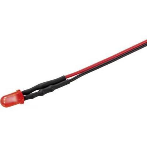 TRU COMPONENTS TC-9323300 Voyant de signalisation LED rouge 12 V/DC 4000 mcd Y276532