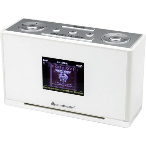 soundmaster UR240WE Radio de table DAB+, FM AUX blanc Y238082 (1/3)