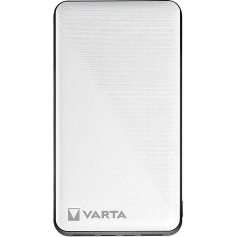 Varta Power Bank Energy 15000 Powerbank (batterie supplémentaire) 15000 mAh LiPo USB-C®, Micro USB blanc/noir charge et
