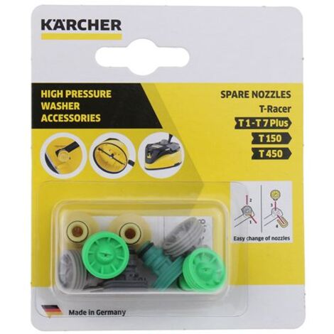 Set de buses pour nettoyeur haute pression – Accessoire pour nettoyage efficace – Longueur 25cm – Compatible avec Karcher K2 à K7