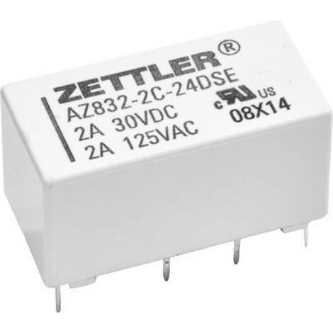Zettler Electronics AZ832-2C-5DE Relais pour circuits imprimés 5 V/DC 3 2 inverseurs (RT) 1 pc(s) Y174292 (1/2)