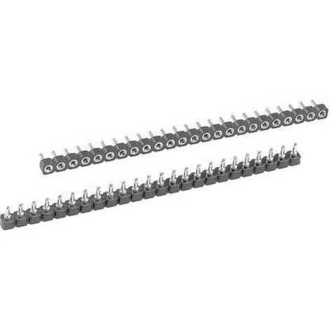 Barrette pour circuits intégrés W & P Products 186-08-1-50-00 2.54 mm Nombre de pôles: 8 1 pc(s) D90241 (1/2)