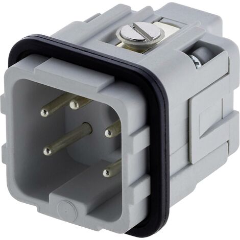 Insert mâle Nombre total de pôles 4 + PE Amphenol C146 10A004 002 4-1 Heavy/mate® C146 1 pc(s) D28673 (1/3)