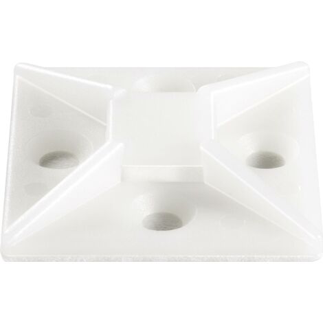 Embase de fixation Plage de Ø du faisceau: 16.20 mm (max) TRU COMPONENTS TC-HCR3838203 1593051 noir 1 pc(s) S027391