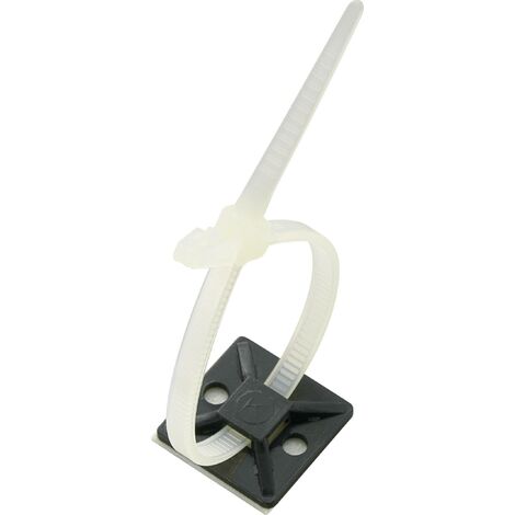 Embase de fixation Plage de Ø du faisceau: 16.20 mm (max) TRU COMPONENTS TC-HCR3838203 1593051 noir 1 pc(s) S027391