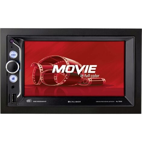Caliber RMD803DAB-BT Ampli-tuner multimédia connexion possible à une caméra de recul, kit mains libres bluetooth, tuner DAB+, avec antenne DAB, ave Y108622