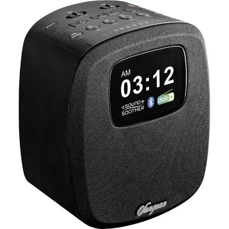 Sangean DCR-83 Radio de table DAB+, FM AUX, Bluetooth, USB fonction de charge de la batterie, fonction réveil noir Y313092