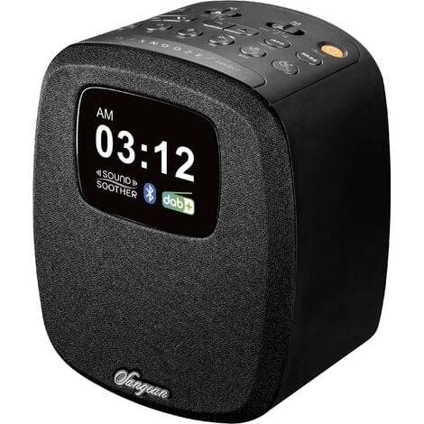 Sangean DCR-83 Radio de table DAB+, FM AUX, Bluetooth, USB fonction de charge de la batterie, fonction réveil noir Y313092