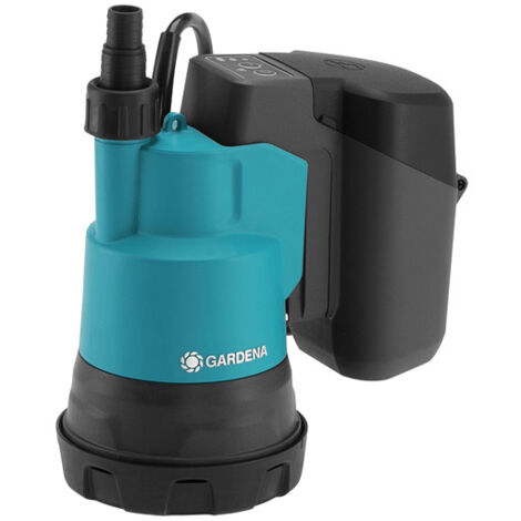 Gardena – Pompe submersible 1460066 – 18V P4 pour eau claire – Débit 2000 l/h – Hauteur de refoulement 20 m – Compatible système Power FOR ALL - Y330732 (1/9)