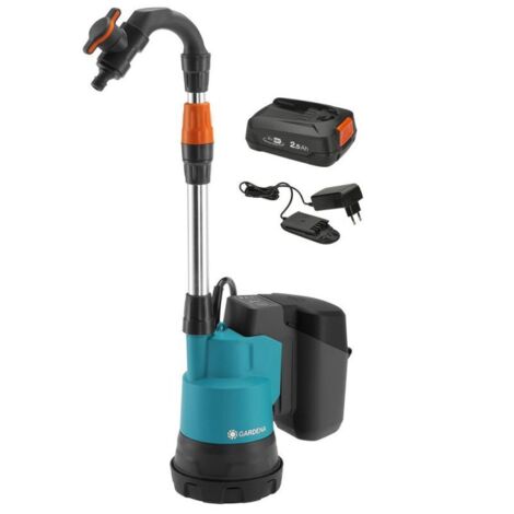 GARDENA 14602-61 2000/2 18V P4A Ready Pompe pour réservoir d'eau 2.000 l/h 20 m (1/10)