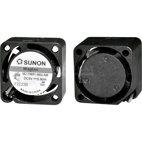 Sunon MF17080V21000UA99 Ventilateur axial 5 V/DC 1.18 m³/h (L x l x H) 17 x 17 x 8 mm Y367212