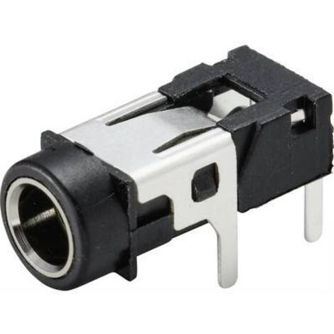 TRU COMPONENTS TC-9465728 Jack 3.5 mm embase femelle horizontale Nombre de pôles: 3 stéréo noir 1 pc(s) Y881252