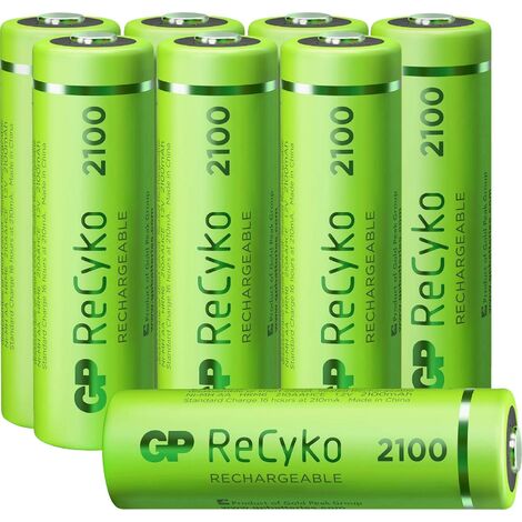 GP Batteries GPRCK210AA086C4 Pile rechargeable LR6 (AA) NiMH 2100 mAh 1.2 V  8 pc(s) Y807572