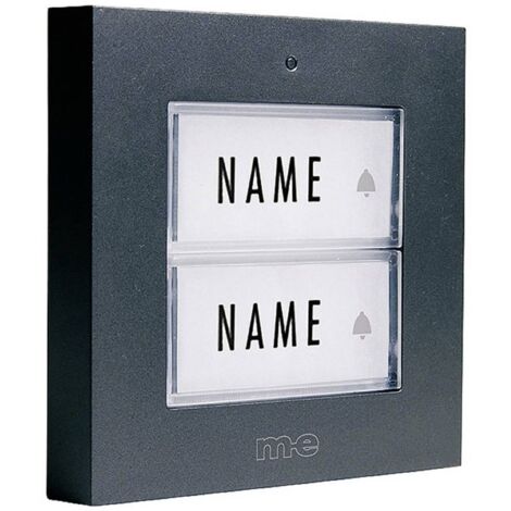 m-e modern-electronics 41273 Sonnette sans fil Emetteur avec porte-nom (1/2)